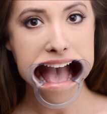 Sissy Slave Open Mouth Gag Daddys Slut Hotwife Cuckold Gimp Mask BDSM Restraint