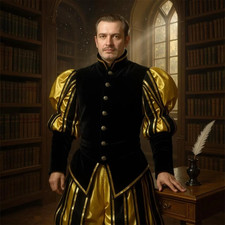 Tudor Elizabethan costume Suit Shakespeare Othello Wolf Hall Fancy Dress Theatre