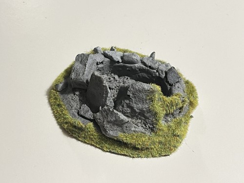 Scenery rocks grass display - scenery,,