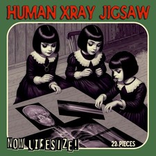 X-RAY human skeleton puzzle light box art bones 230x159mm x22 pieces Halloween