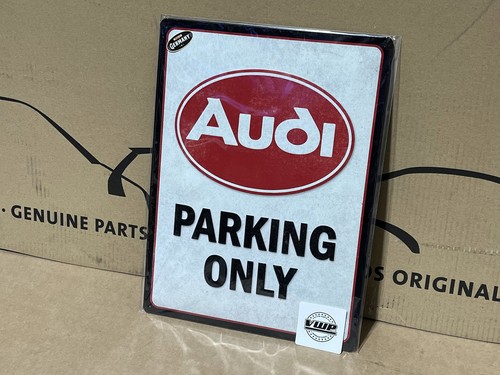 Audi parking only oval - parking,