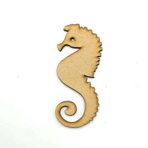 Seahorse mdf craft shapes - seahorse,