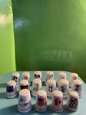 16x Large Thimbles  Bundle Joblot Variety Of Designs