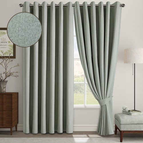 100 blackout eyelet curtains - 100%,