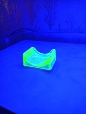 Rare Lillicraps Hone, Vintage Razor Blade Sharpener Green Uranium Glass