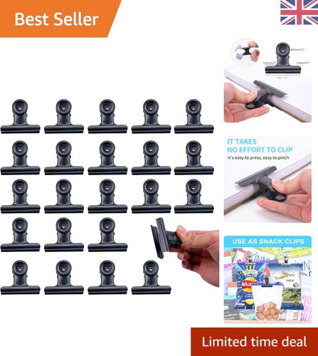 22pcs stainless steel bulldog - stainless,