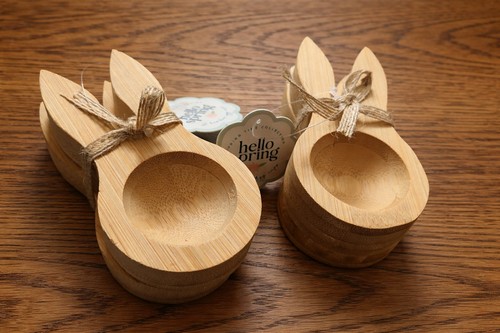 Set wooden easter - set, bunny