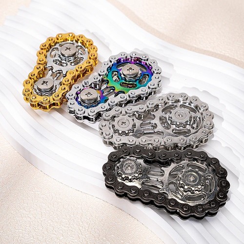 Metal bike chain fidget - bike,