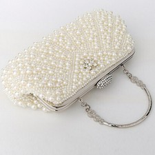 Women's Pearl  Clutch Bag