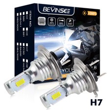 2x H7 LED Headlight Bulbs High