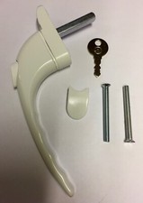 Inline White Locking Window