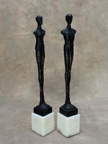 Male female bronze - with, a