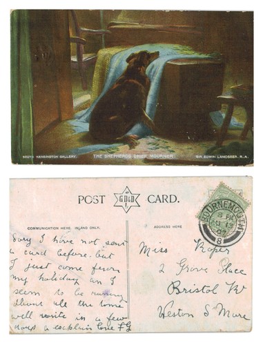 Postcard the shepherd s - postcard, shepherd's