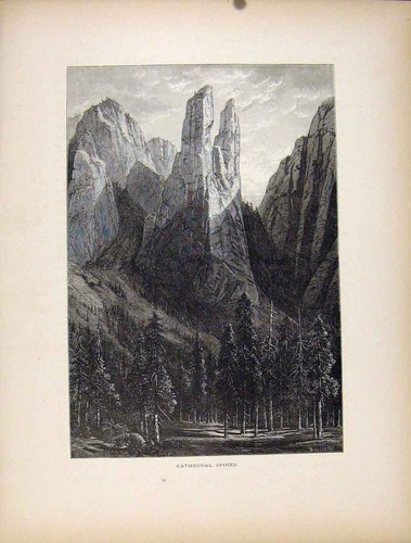 Original old antique print - original,