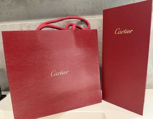 Cartier paper shopping bag - cartier,