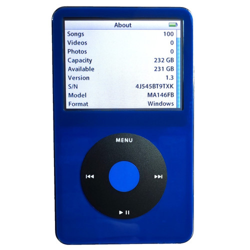 Apple ipod classic clear - apple, 🔵