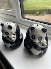  Wade Money boxes vintage Nat west Mother Panda With Cub. 1989 perfection Two 