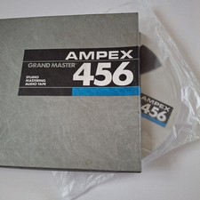SEALED AMPEX GRAND MASTER 456 STUDIO MASTERING TAPES 10.5" x 1/2" x 2500' UK*