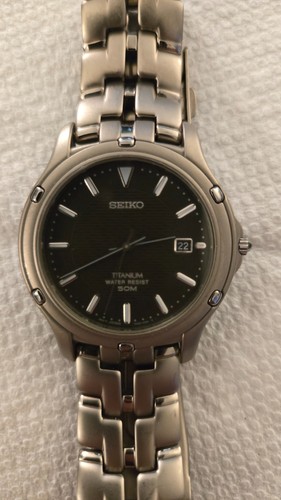 Seiko titanium watch ref - watch, (ref