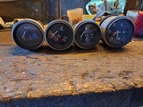Classic car gauges - car,