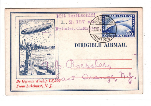 Graf zeppelin air mail - graf, 2m