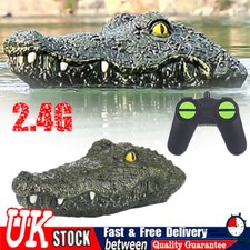 RC Floating Crocodile Head Toy 2.4G Remote Control Alligator Head Boat 15KM/H