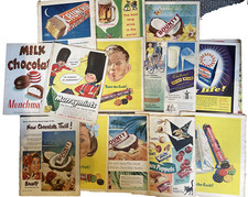 Vintage advertising posters x 13, full colour, retro, food poster, 1950s