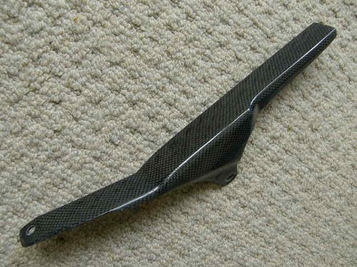 Carbon fibre chainguard - carbon,