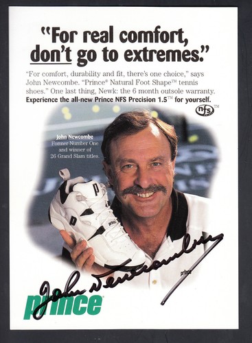 John newcombe autographed - john,