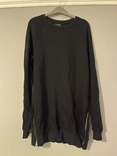 Zara Mens Jumper - Black - Size Large. F. Zips At Bottom. Excellent Condition