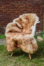 Sheepskin Rug Wolf Tipped