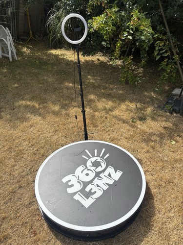 360 photo booth set - set, up