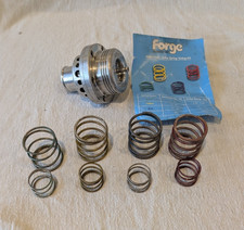 FORGE MOTORSPORT Twin Piston Dump Valve Silver- With spring set