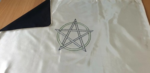 Hand crafted satin altar - altar, cloth