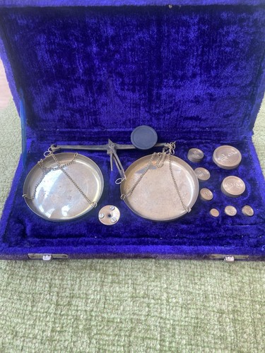 Vintage brass weighing - vintage,
