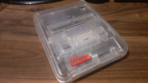 Super nintendo snes clear - super,