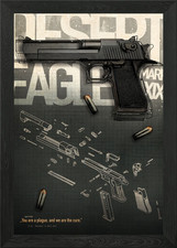 Desert Eagle Framed Wall Art