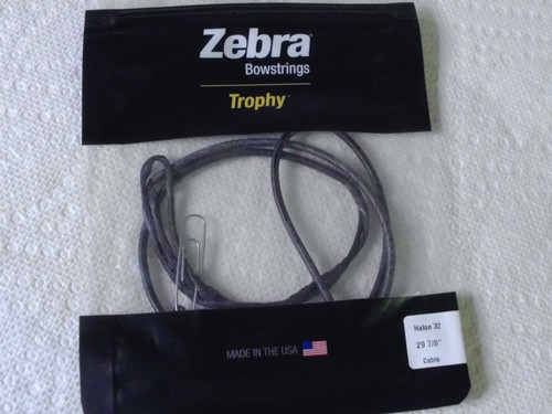 Zebra trophy bow cable - zebra, cable/