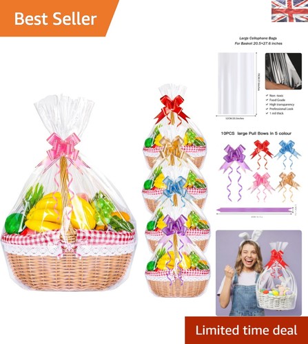 Large clear cellophane bags - clear,