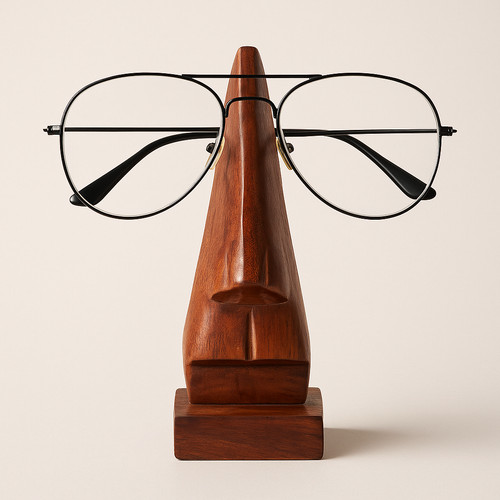 Handmade walnut eye - handmade, glass