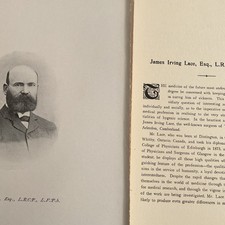 CUMBERLAND c1906 Print - James Irving LACE - surgeon THIRLMERE HOUSE, FRIZINGTON