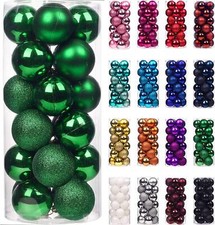 24X Christmas Baubles Tree