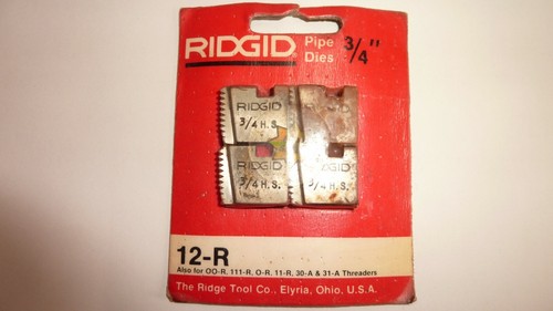 Ridgid pipe dies hs - ridgid,