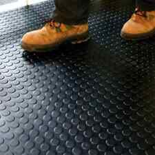 3mm Heavy Duty Coin Non-Slip Rubber Garage & Gym Flooring Industrial Work Van