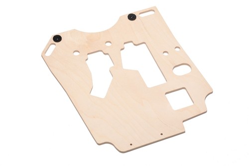 Wooden pedal floor board - , right
