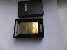 Zippo I XV Marlboro Solid Brass Bradford Made in U.S.A Petrol Lighter .N.O.S