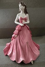 Coalport Ruby Anniversary Figurine Special Occasions, Made in England