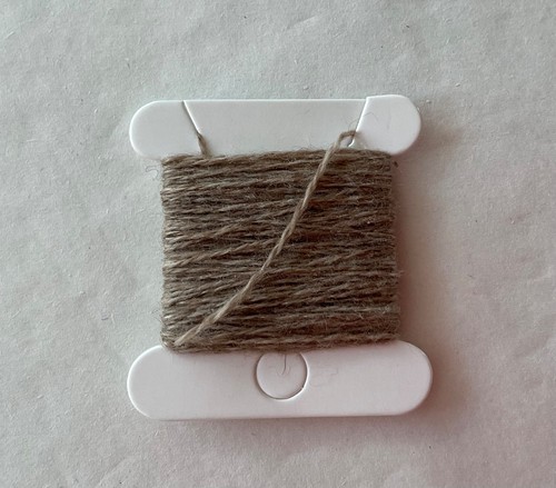 Taupe cashmere darning - taupe, wool