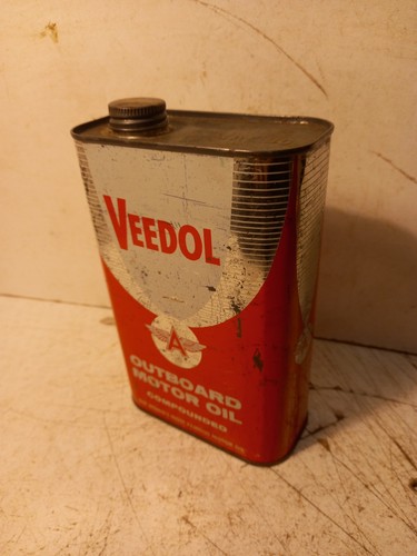 Vintage veedol outboard motor - vintage,