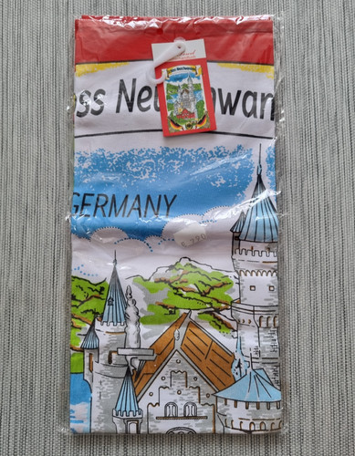 Vintage german tea towel - vintage,